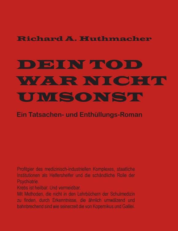 Produktbild: Dein Tod war nicht umsonst