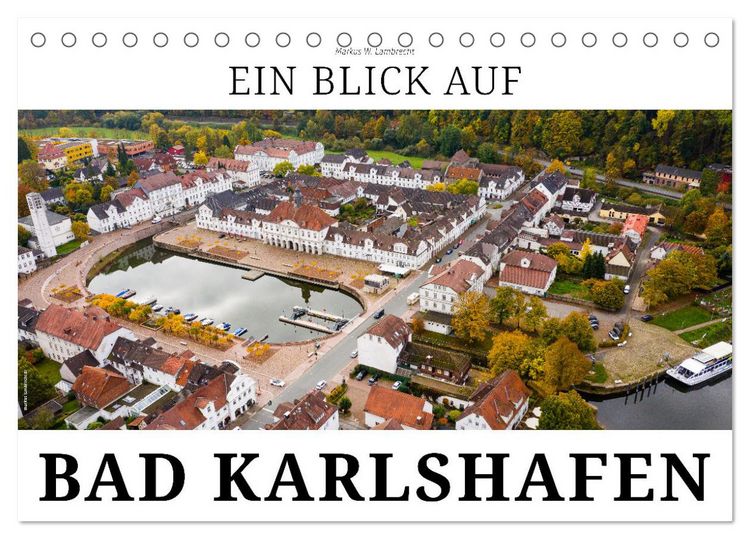 Produktbild: Ein Blick auf Bad Karlshafen (Tischkalender 2026 DIN A5 quer), CALVENDO Monatskalender