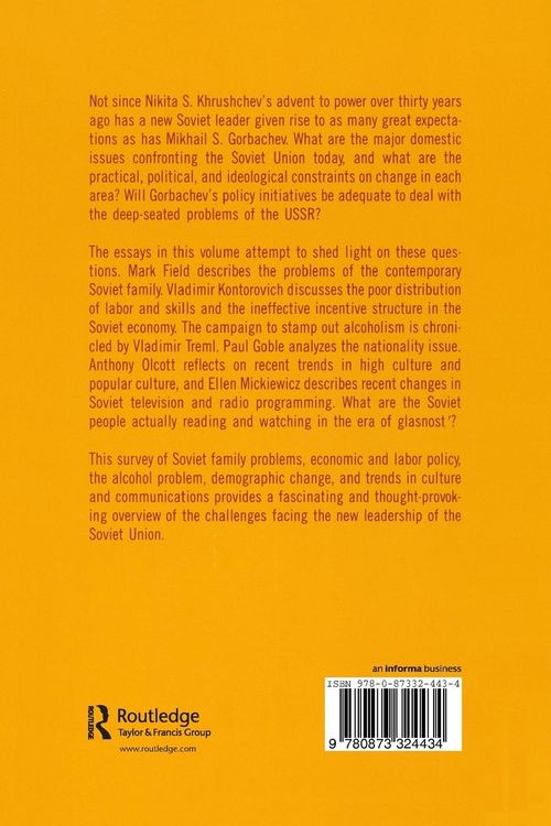 Produktbild: Soviet Society Under Gorbachev