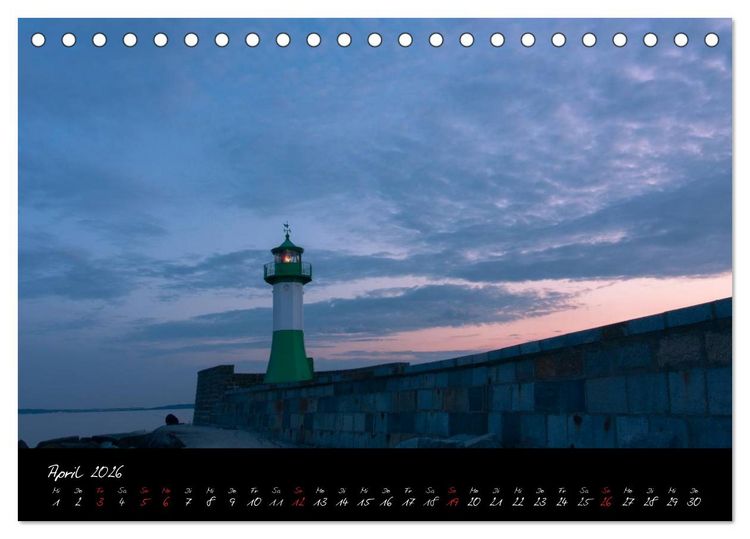 Produktbild: Sassnitz und R&uuml;gen (Tischkalender 2026 DIN A5 quer), CALVENDO Monatskalender