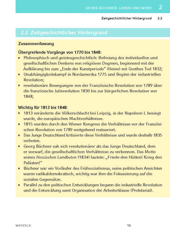 Woyzeck - Textanalyse und Interpretation