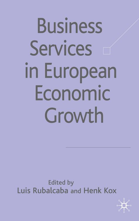Produktbild: Business Services in European Economic Growth