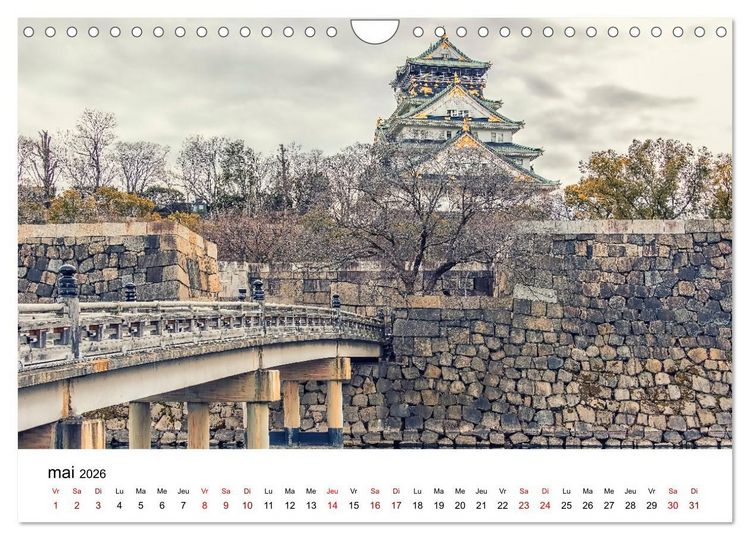 Produktbild: Merveilleux Japon (Calendrier mural 2026 DIN A4 vertical), CALVENDO calendrier mensuel