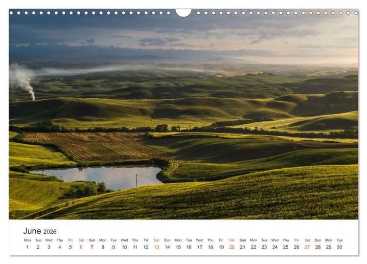 Produktbild: Tuscany A color palette (Wall Calendar 2026 DIN A3 landscape), CALVENDO 12 Month Wall Calendar