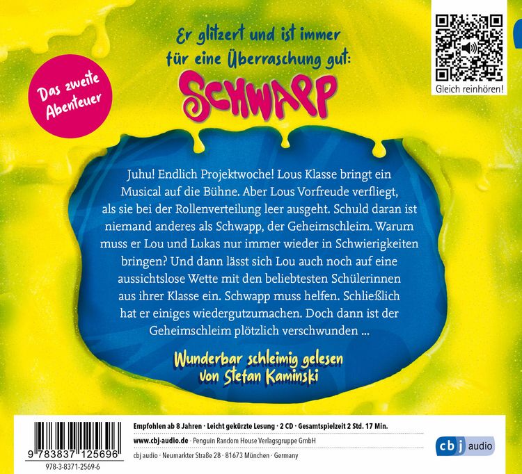 Produktbild: Schwapp, der Geheimschleim - Schwapplaus, Schwapplaus!