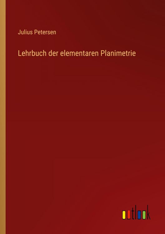 Produktbild: Lehrbuch der elementaren Planimetrie
