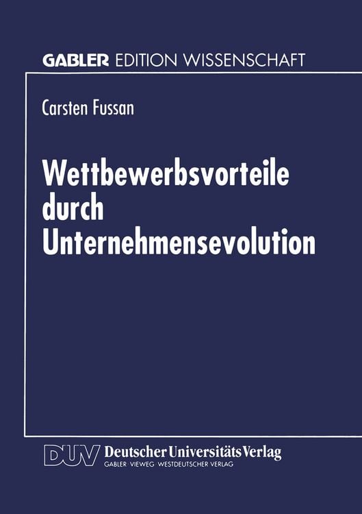 Produktbild: Wettbewerbsvorteile durch Unternehmensevolution