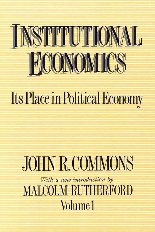 Produktbild: Institutional Economics