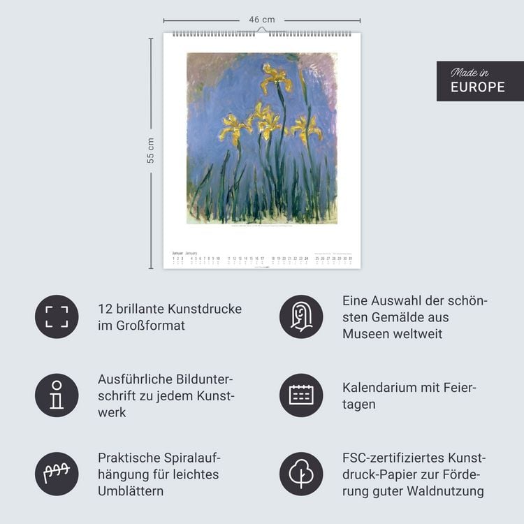 Produktbild: Claude Monet Im Garten Kalender 2027 - Im Garten
