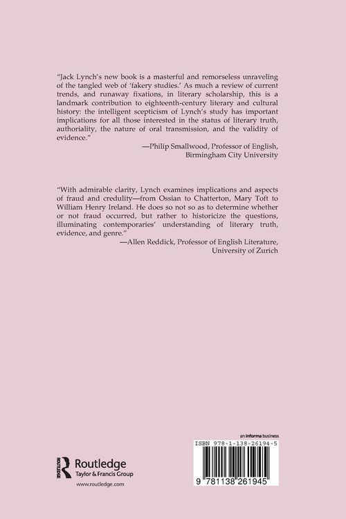 Produktbild: Deception and Detection in Eighteenth-Century Britain