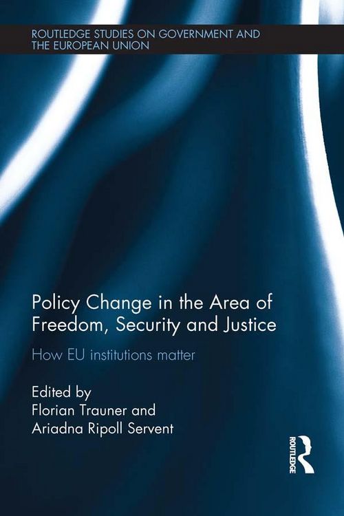 Produktbild: Policy change in the Area of Freedom, Security and Justice