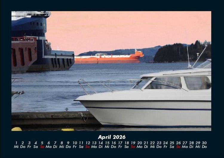 Produktbild: Boote und Segelschiffe 2026 Fotokalender DIN A4