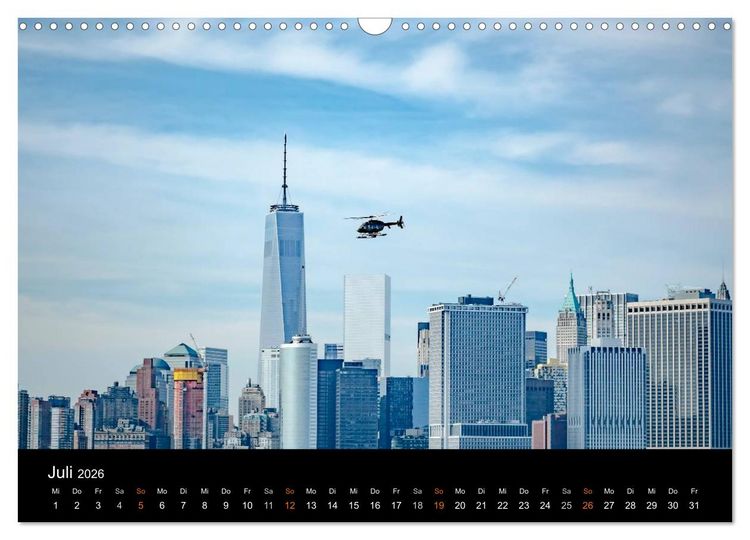 Produktbild: Perspektiven einer Weltstadt - New York (Wandkalender 2026 DIN A3 quer), CALVENDO Monatskalender