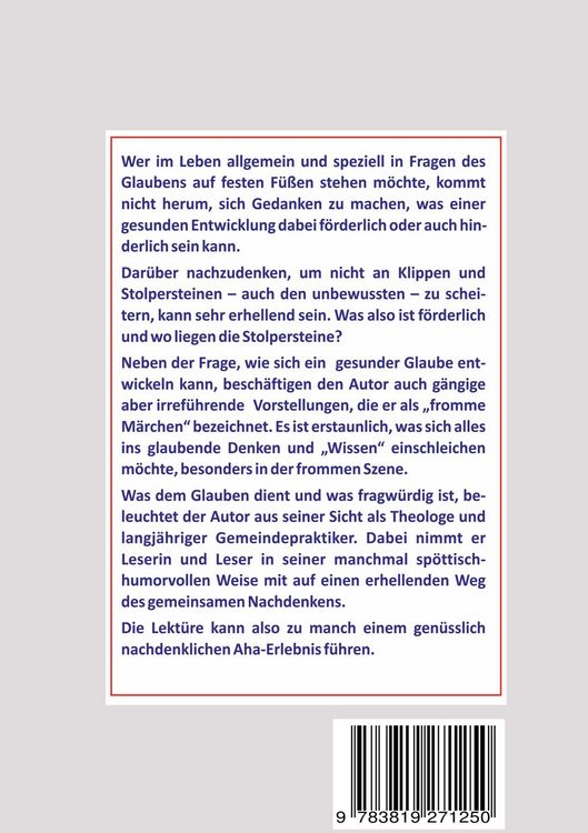 Produktbild: Wachsen im Glauben oder fromme M&auml;rchen?
