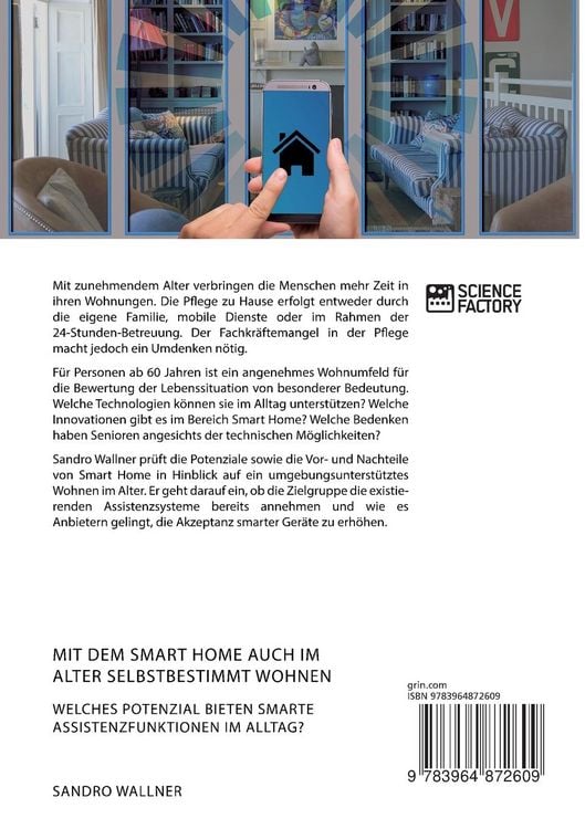 Produktbild: Mit dem Smart Home auch im Alter selbstbestimmt wohnen. Welches Potenzial bieten smarte Assistenzfunktionen im Alltag?