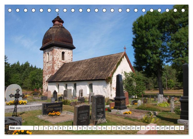 Produktbild: &Aring;landinseln. Sch&auml;rengarten zwischen Finnland und Schweden (Tischkalender 2026 DIN A5 quer), CALVENDO Monatskalender
