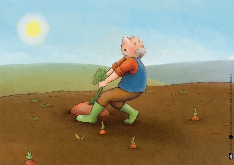 Produktbild: Das R&uuml;bchen. Kamishibai Bildkartenset.