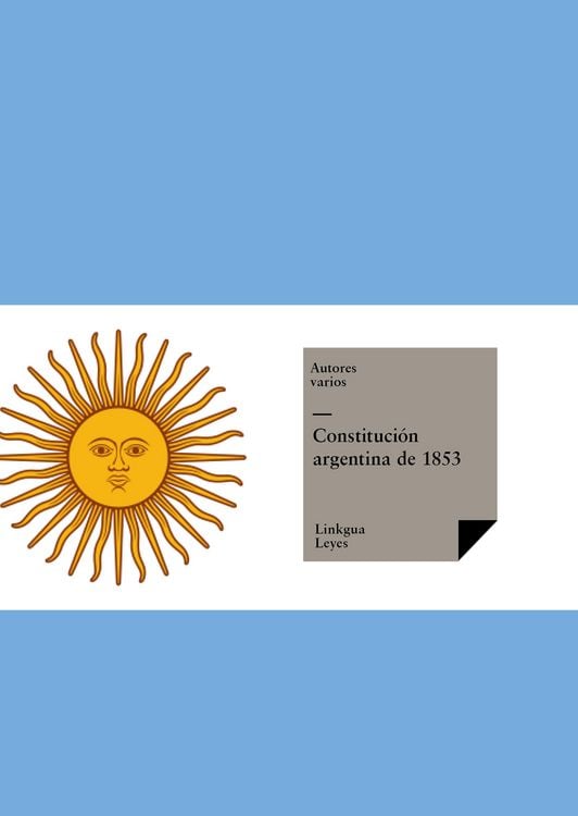 Produktbild: Constituci&oacute;n argentina de 1853