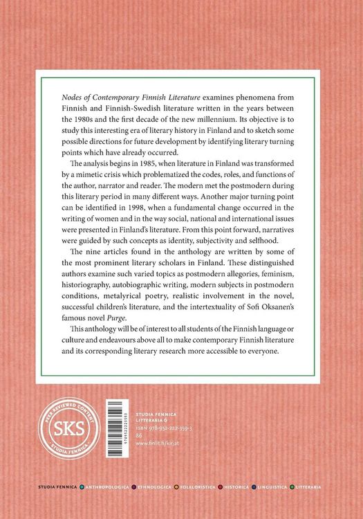 Produktbild: Nodes of Contemporary Finnish Literature