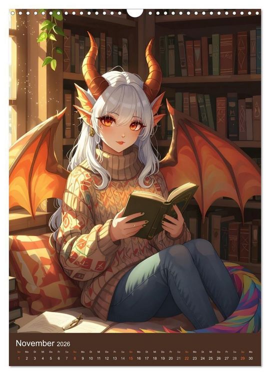 Produktbild: Willkommen bei den Dragonas (Wandkalender 2026 DIN A3 hoch), CALVENDO Monatskalender