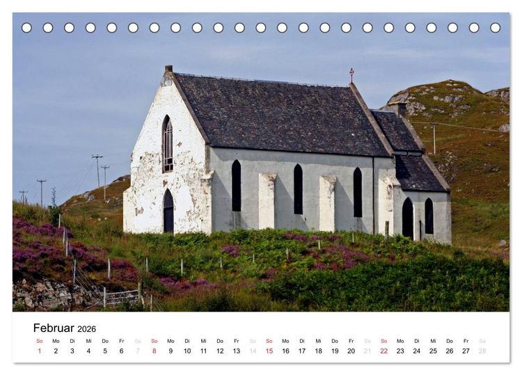 Produktbild: Western Highlands - Schottland (Tischkalender 2026 DIN A5 quer), CALVENDO Monatskalender