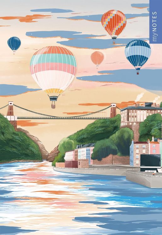 Produktbild: MyNOTES Papeterie: Notizbuch A5 Simply, Katy &ndash; Bristol Harbour