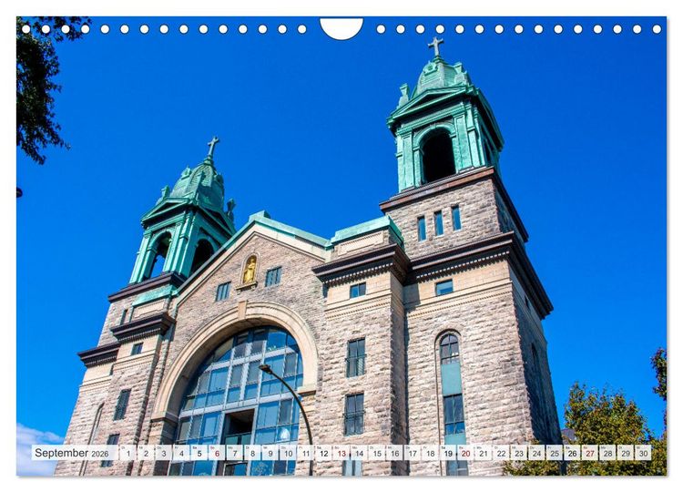 Produktbild: Montreal - klassisches Erbe in Qu&eacute;bec (Wandkalender 2026 DIN A4 quer), CALVENDO Monatskalender