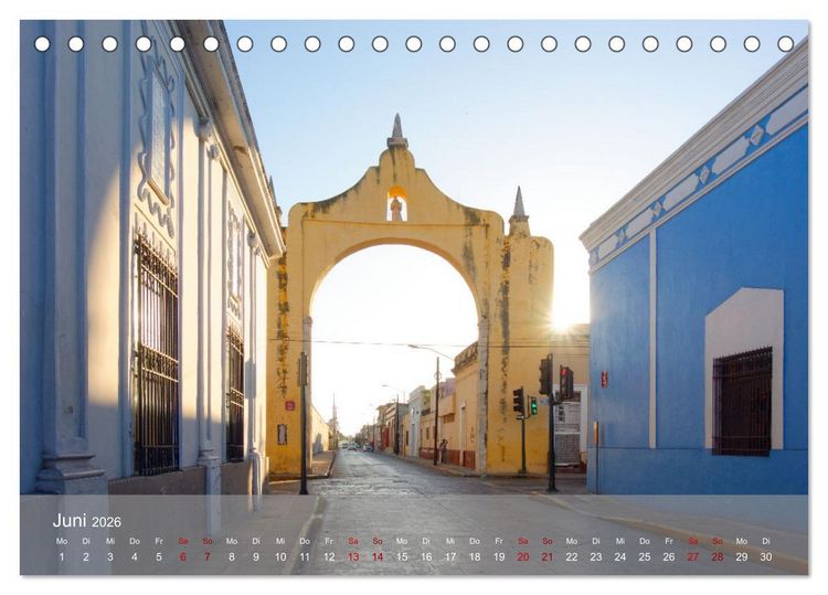 Produktbild: Bekanntes und Unbekanntes MEXIKO (Tischkalender 2026 DIN A5 quer), CALVENDO Monatskalender