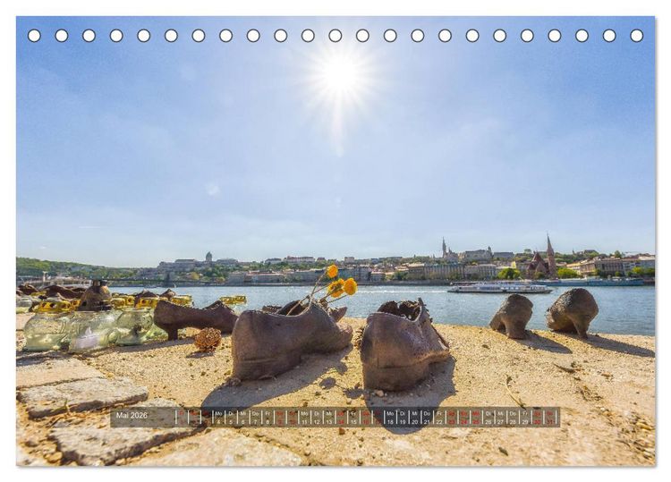 Produktbild: Budapest - Die Stadt an der Donau (Tischkalender 2026 DIN A5 quer), CALVENDO Monatskalender