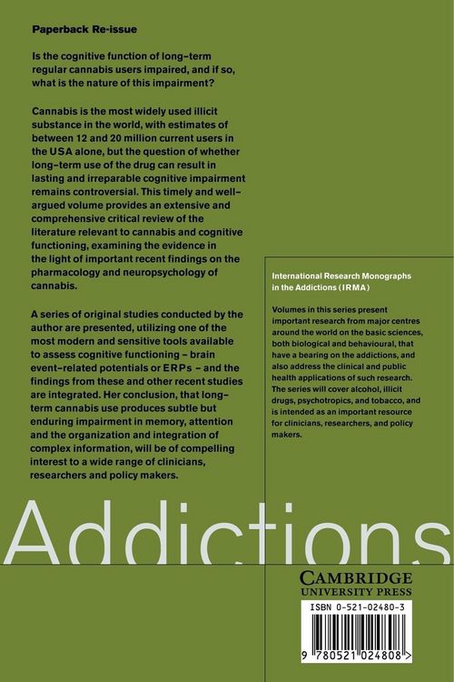 Produktbild: Cannabis and Cognitive Functioning