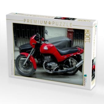 Produktbild: CALVENDO Puzzle Motorrad JAWA 350 aus der CSSR in Havanna | 1000 Teile Lege-Gr&ouml;&szlig;e 64x48cm Foto-Puzzle f&uuml;r gl&uuml;ckliche Stunden