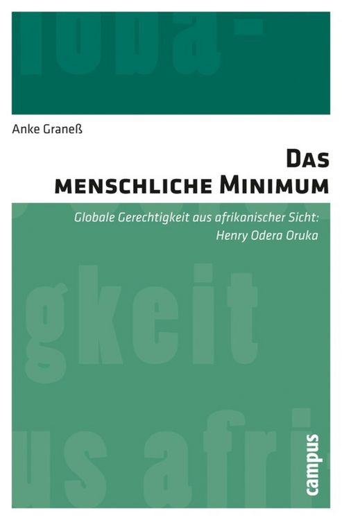 Produktbild: Das menschliche Minimum