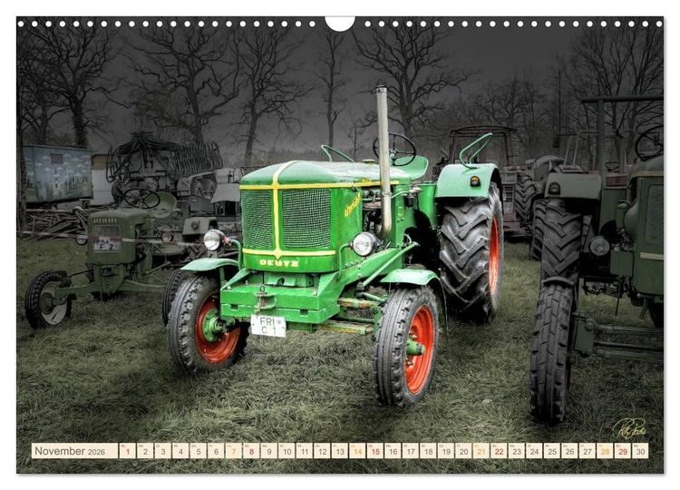 Produktbild: Oldtimer - Traktoren f&uuml;r Liebhaber (Wandkalender 2026 DIN A3 quer), CALVENDO Monatskalender