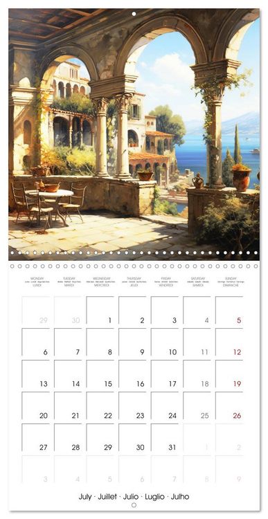 Produktbild: Scenes of Ancient Greece (Wall Calendar 2026 12 &times; 12 Inch) CALVENDO 12 Month Wall Calendar