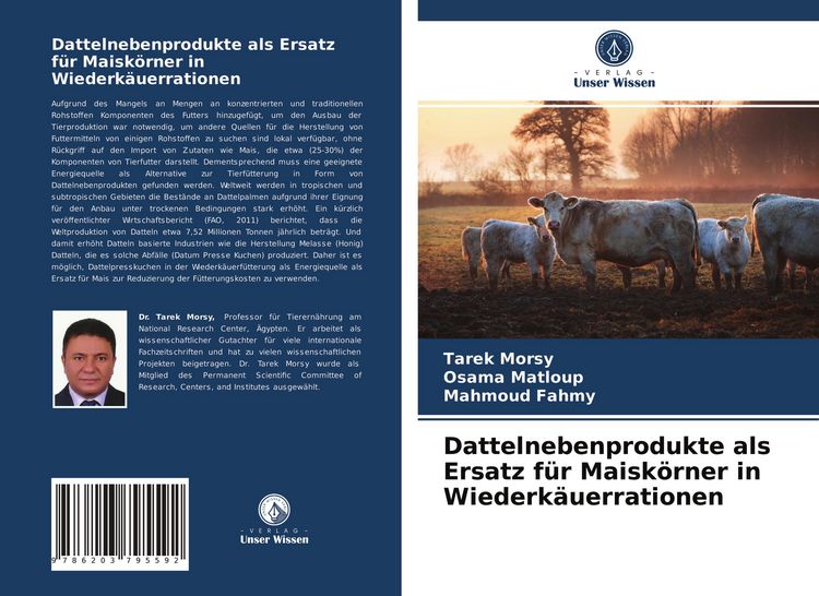 Produktbild: Dattelnebenprodukte als Ersatz f&uuml;r Maisk&ouml;rner in Wiederk&auml;uerrationen