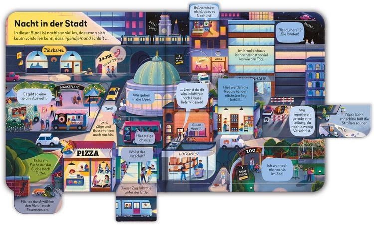 Produktbild: Aufklappen und Entdecken: Das Leben in der Nacht
