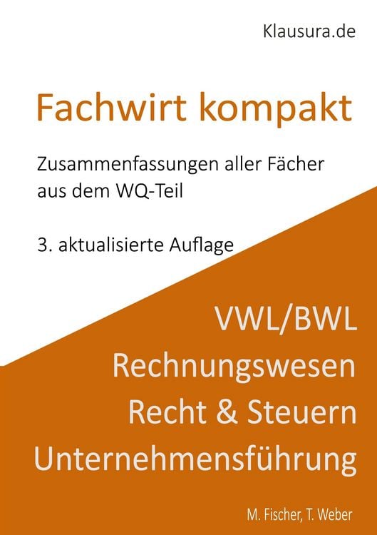 Produktbild: Zusammenfassung zur Pr&uuml;fungsvorbereitung Fachwirt