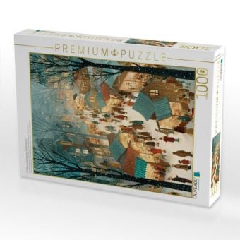 Produktbild: CALVENDO Puzzle Ein Motiv aus dem Kalender "Folk Art Seasons" | 1000 Teile Lege-Gr&ouml;&szlig;e 64x48cm Foto-Puzzle f&uuml;r gl&uuml;ckliche Stunden