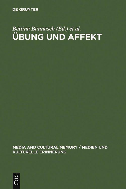 Produktbild: &Uuml;bung und Affekt