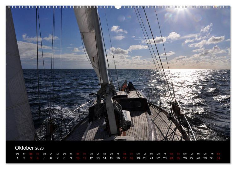 Produktbild: Marina Guide's Segelimpressionen 2026 (hochwertiger Premium Wandkalender 2026 DIN A2 quer), Kunstdruck in Hochglanz