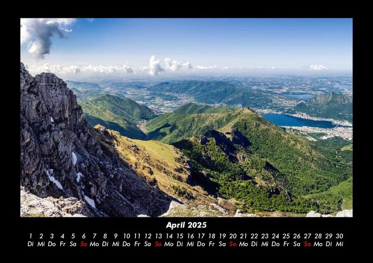 Produktbild: Berge 2025 Fotokalender DIN A3