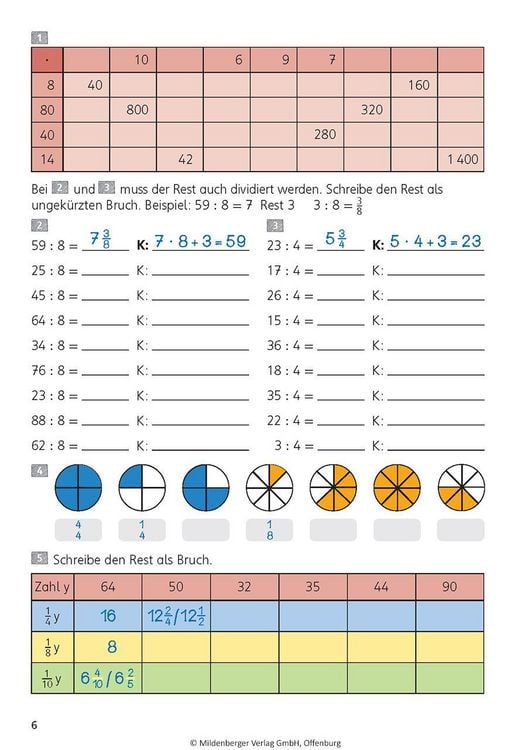 Produktbild: Das &Uuml;bungsheft Mathematik 6