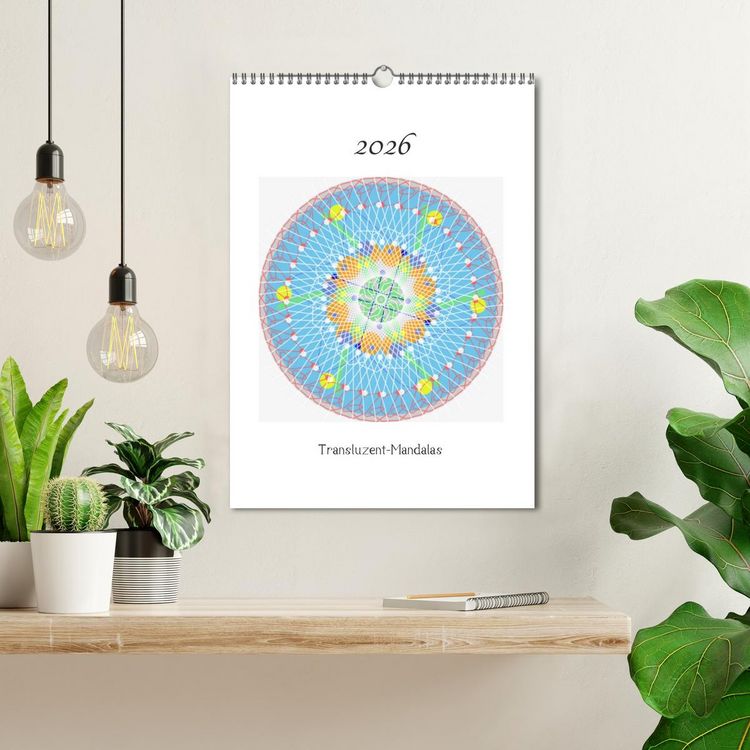 Produktbild: Transluzent-Mandalas (Wandkalender 2026 DIN A3 hoch), CALVENDO Monatskalender