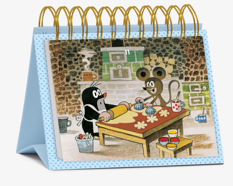 Produktbild: Postkarten-Adventskalender "24 Tage im Advent mit dem kleinen Maulwurf"