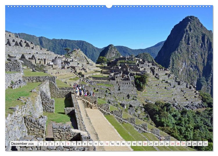 Produktbild: Faszination PERU, zwischen Anden und Regenwald (hochwertiger Premium Wandkalender 2026 DIN A2 quer), Kunstdruck in Hochglanz
