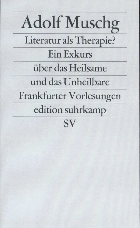 Produktbild: Literatur als Therapie?