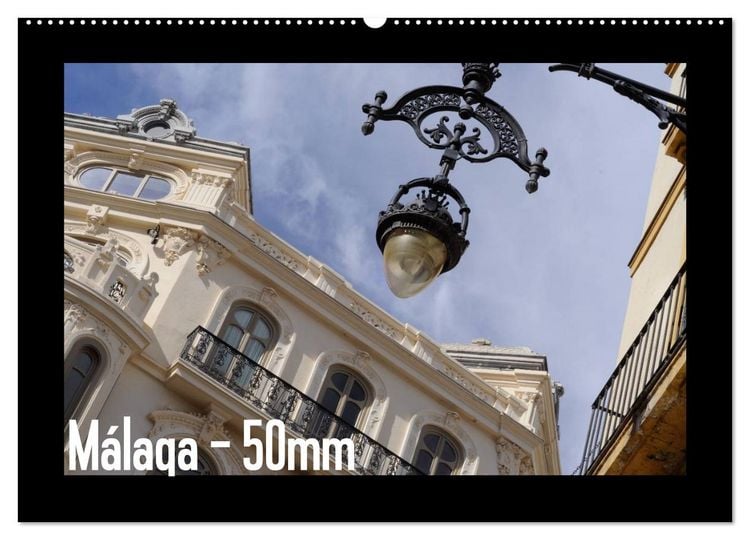 Produktbild: M&aacute;laga - 50mm (Wandkalender 2026 DIN A2 quer), CALVENDO Monatskalender