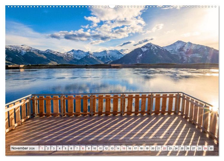 Produktbild: Gr&uuml;&szlig;e aus Saalbach (Wandkalender 2026 DIN A2 quer), CALVENDO Monatskalender