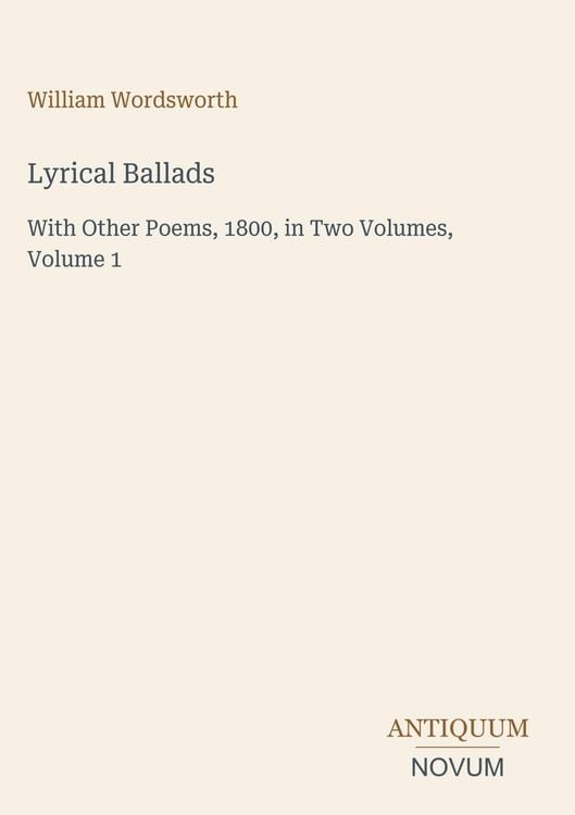Produktbild: Lyrical Ballads