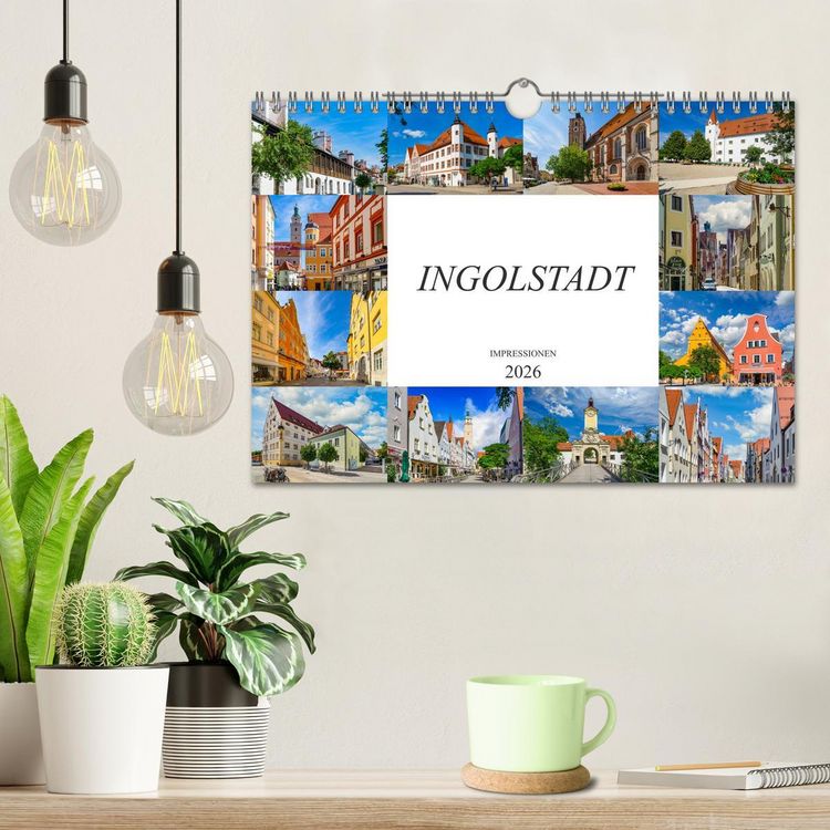 Produktbild: Ingolstadt Impressionen (Wandkalender 2026 DIN A4 quer), CALVENDO Monatskalender